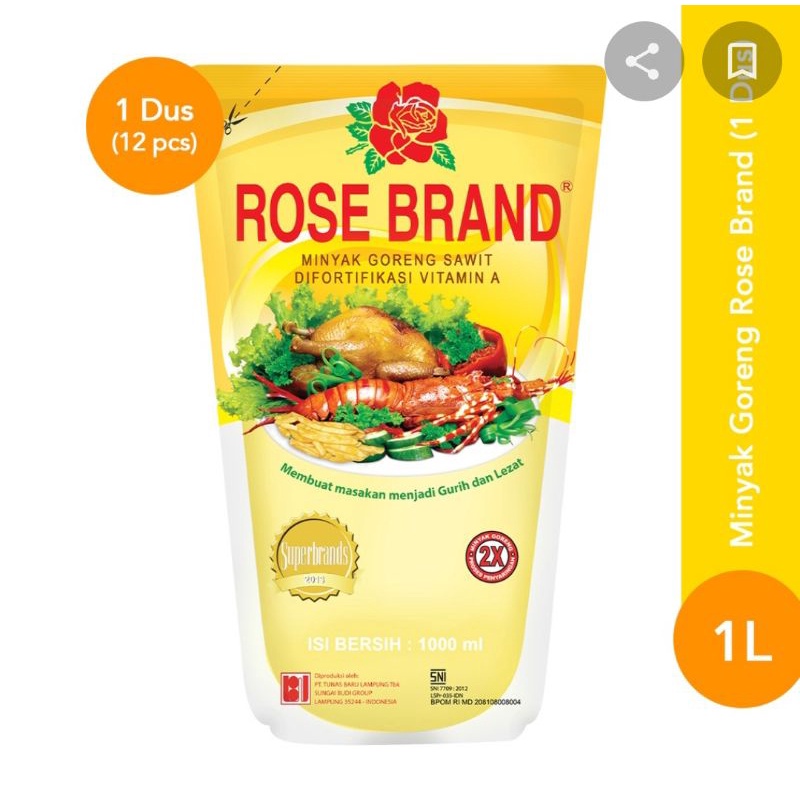

minyak goreng Rose brand