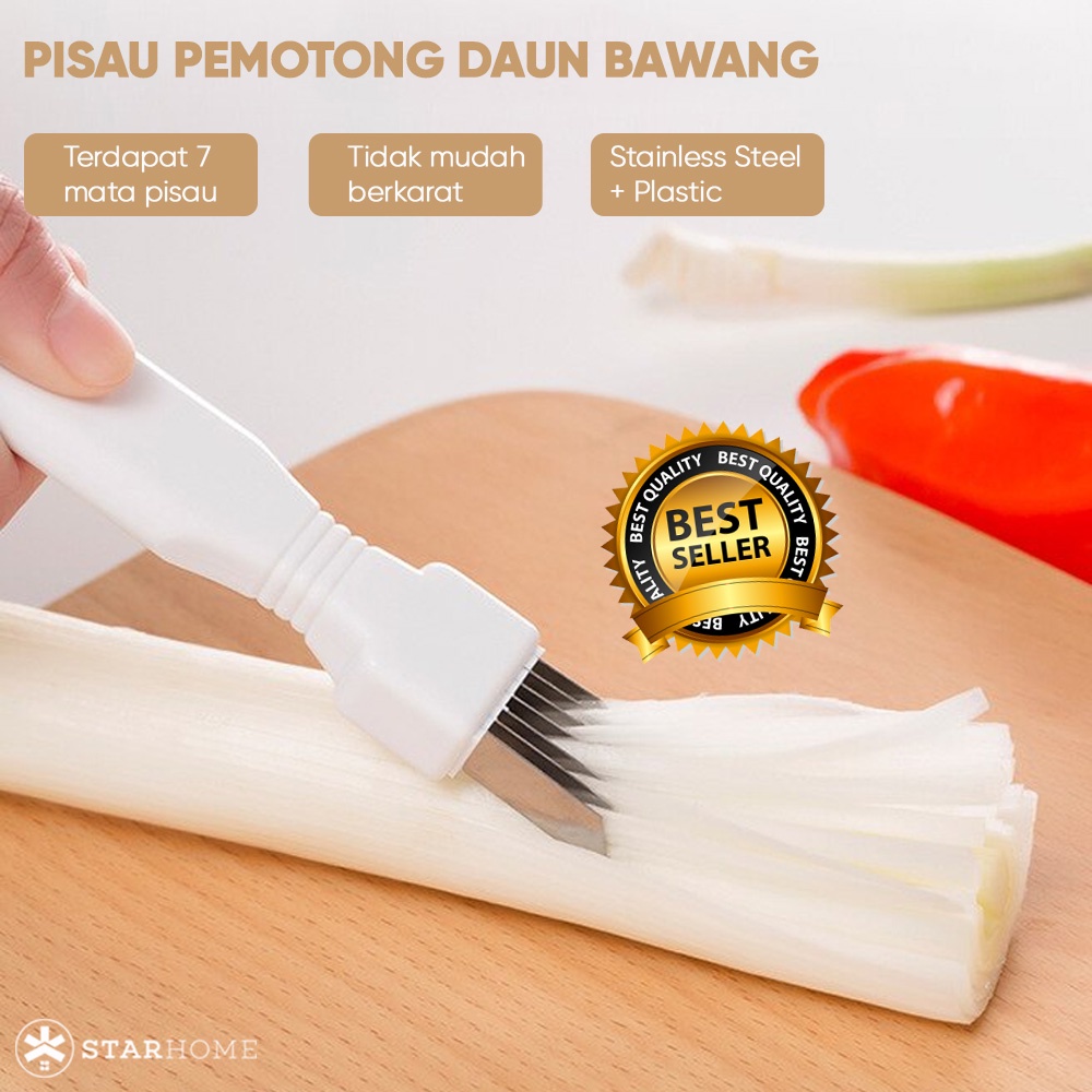 Pisau Pemotong Bawang Alat Pemotong Daun Bawang Scallion Knife Alat Potong Daun Bawang Seledri Sayuran