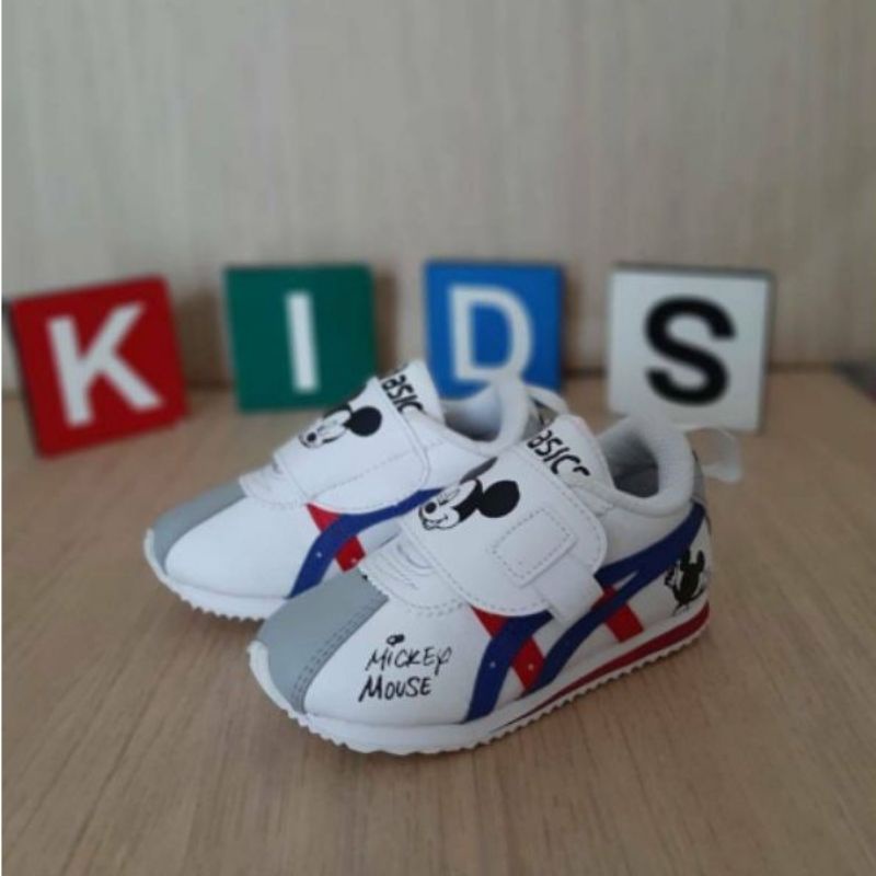 SEPATU ANAK PEREMPUAN / SEPATU ANAK LAKI LAKI MOTIF MICKEY MOUSE USIA 12345678