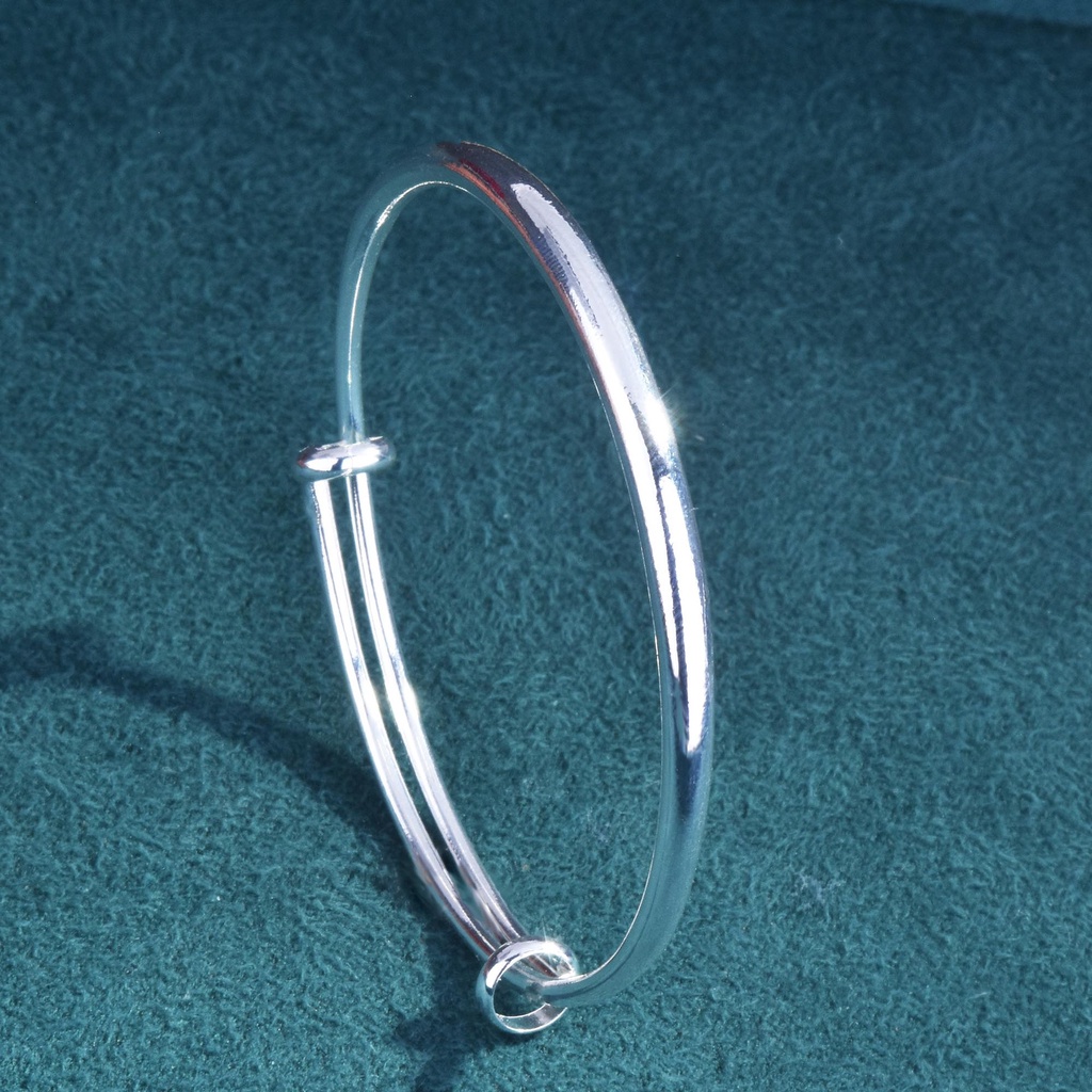 Gelang Perut Bentuk Bulat Bahan Stainless Steel Warna Silver Untuk Wanita