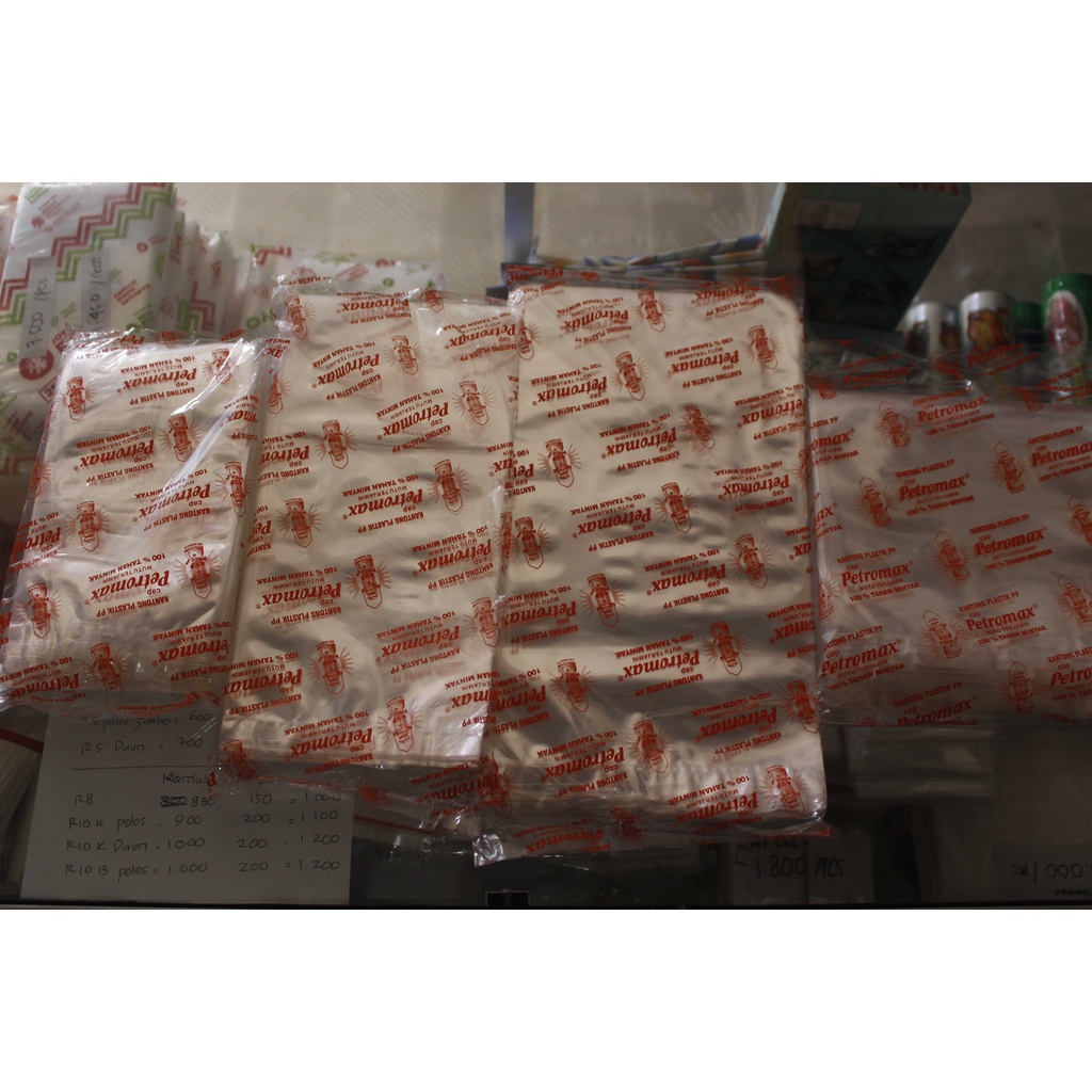 Plastik PP Bening Petromax (0.03x8x13)