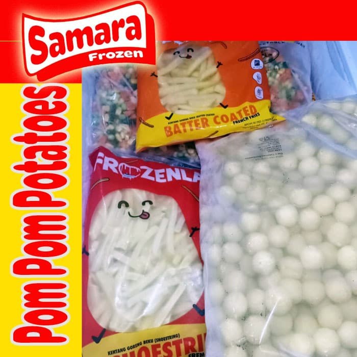 Kentang Pom Pom French Fries Potato Puff Noisettes 2.5Kg ala Richeese