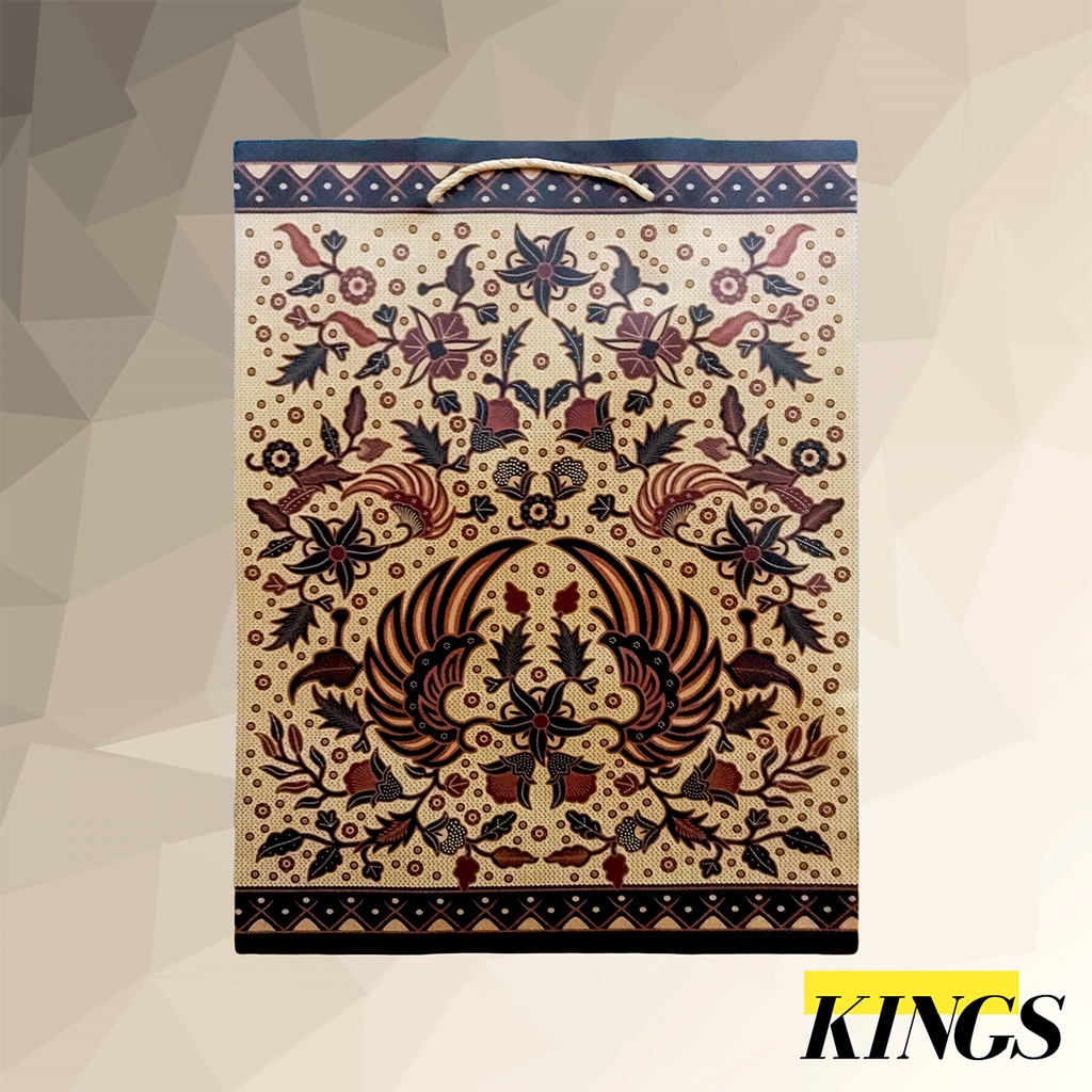 

RB 10 PCS Kiky Paper Bag Kraft Batik Large