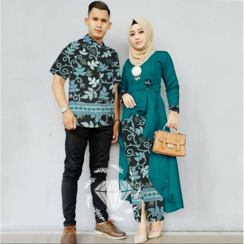 Muslim Cewek Cowok Couple Murah Baju Muslim Kekinian Modern Couple Pesta Kondangan Elegan Mewah