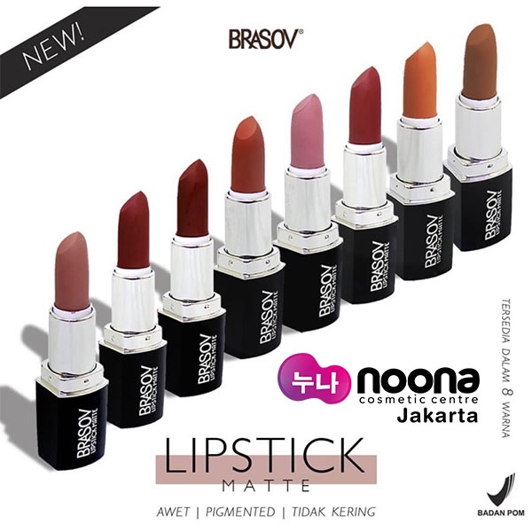 BRASOV LIPSTICK MATTE 3.8 GR