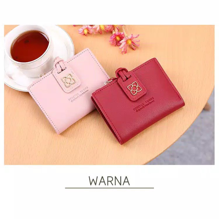 Dompet Wanita KC75 import Murah Lipat Kecil Lucu Dan Cantik dompet import real pict