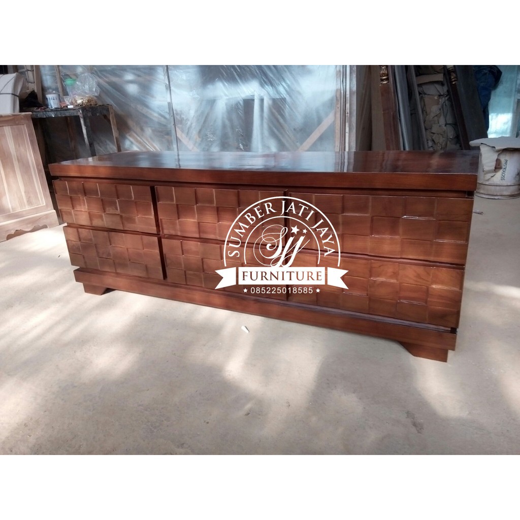 bufet minimalis, bufet tv, mebel jepara