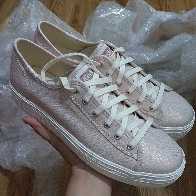 Keds triple rose gold
