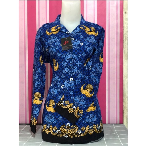 Seragam Batik Korpri Terbaru wanita termurah / seragam korpri wanita / batik korpri wanita lengan panjang / Baju Korpri / Seragam PNS / Batik Korpri / Kemeja Korpri