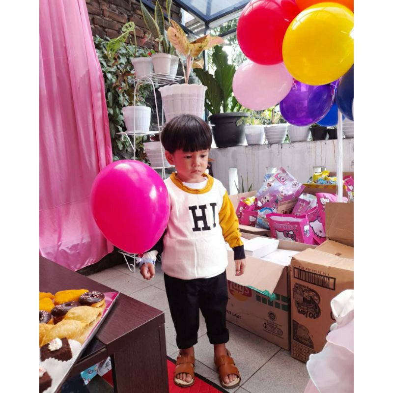 Sweater Anak HI kids Unisex Laki laki dan perempuan