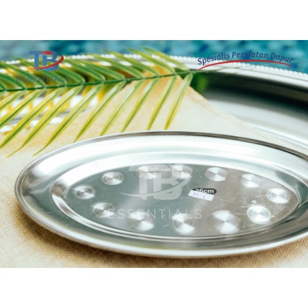 JANGAN SAMPAI KEHABISAN PIRING OVAL STAINLESS STEEL | LODOR SAJI  PALING LARIS