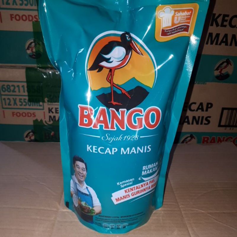 

Kecap Manis cap BANGO / refill ( 1525 ml )