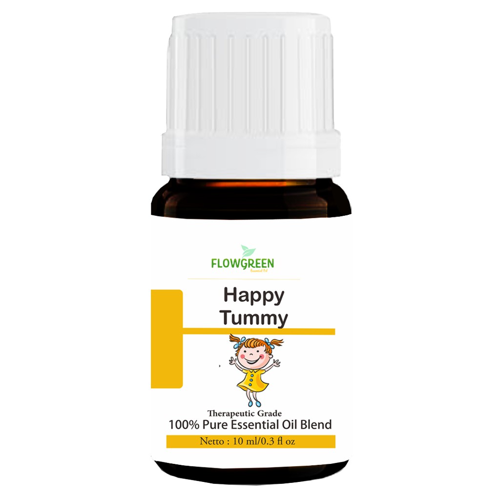 ESSENTIAL OIL HAPPY TUMMY ORGANIC BY FLOWGREEN