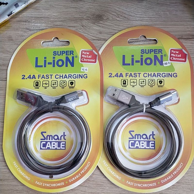 Kabel Data Super Li-ion 2.4A Fast Charging