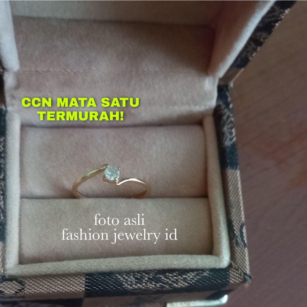 Cincin mata satu emas 300 berlian eropa free memo sertifikat keaslian berlian