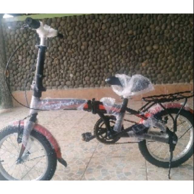 Sepeda lipat evergreen 16 inch 1 speed