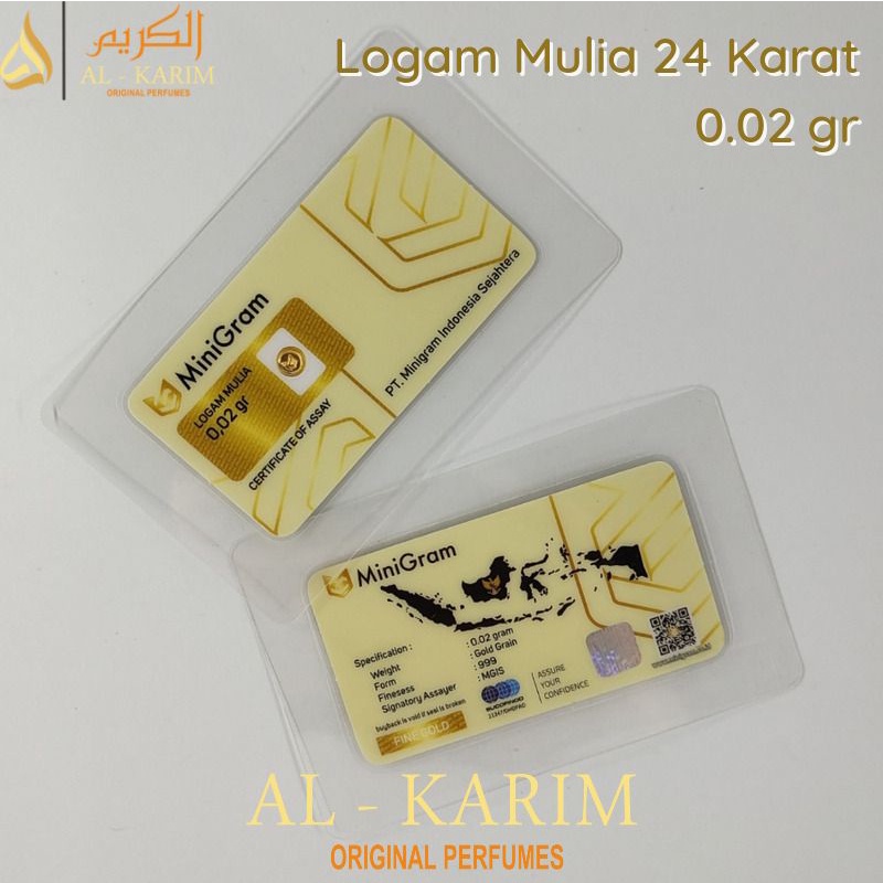 Emas 24 Karat Minigram Minigold Antam Asli Grosir 0.01 0.02 gram