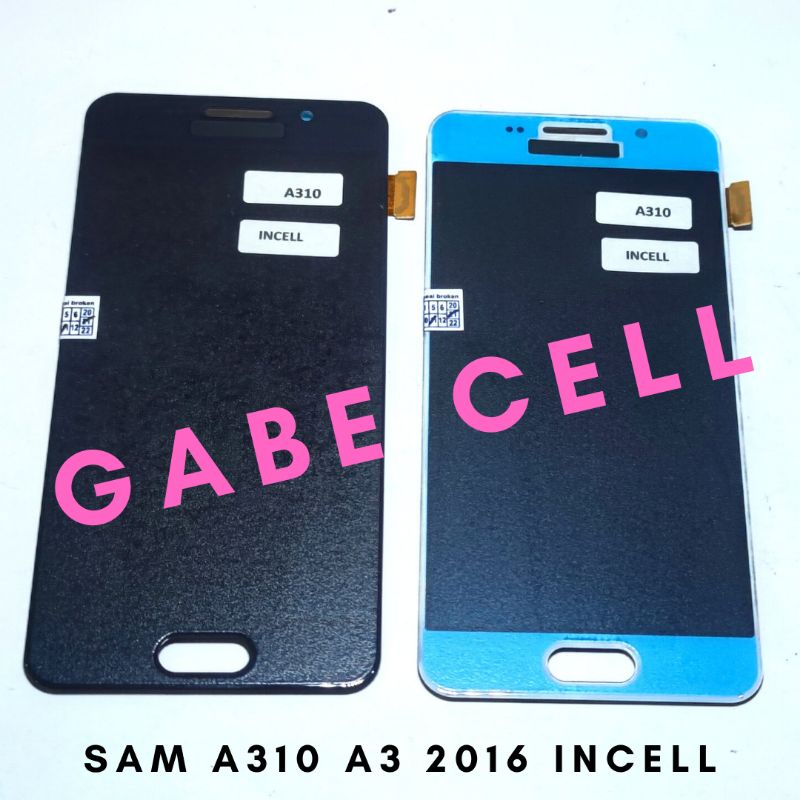 LCD SAMSUNG A310 A3 2016 FULLSET TOUCHSCREEN CONTRAS/INCELL/OLED