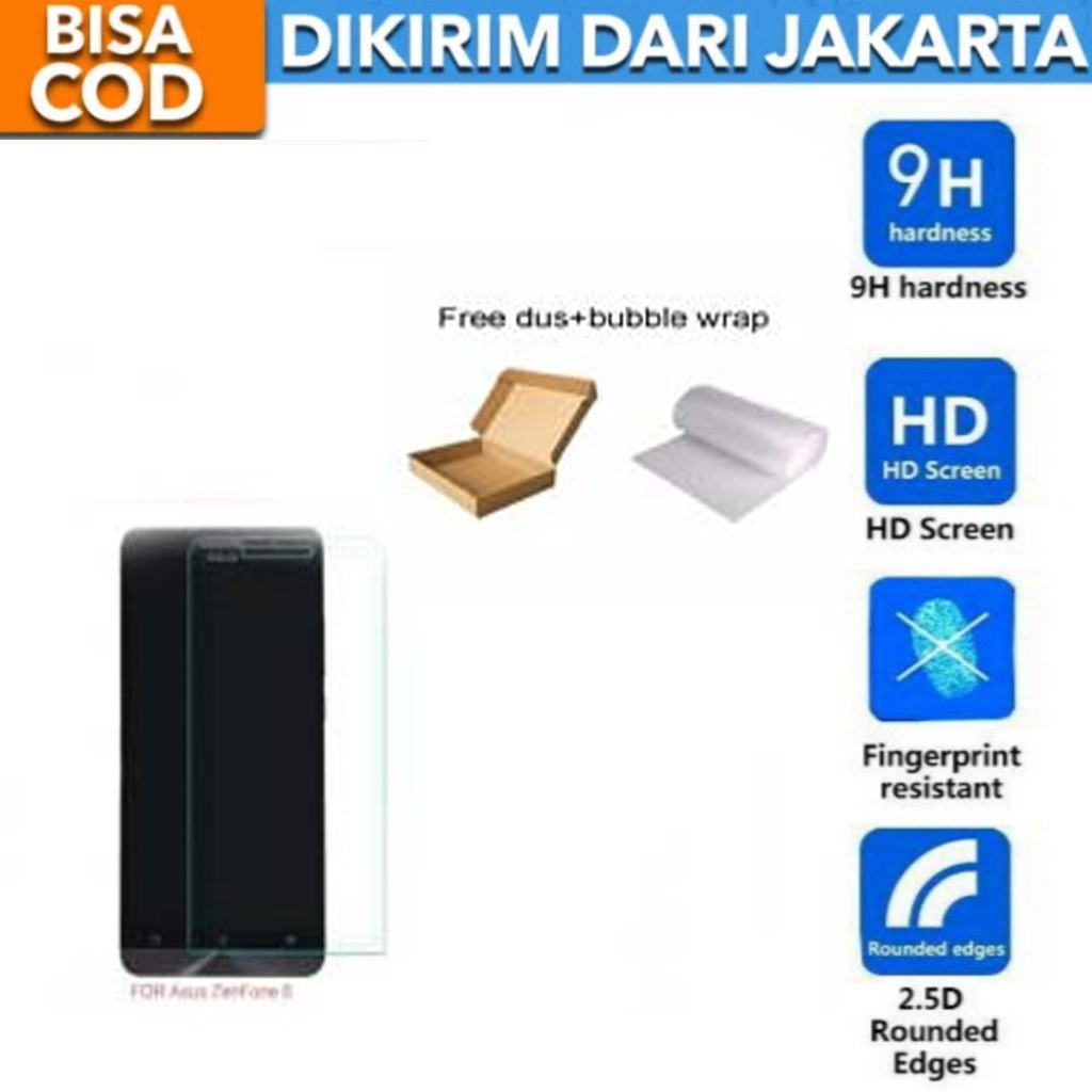 Asus Zenfone 6 Tempered Glass Screen Protector Anti Gores