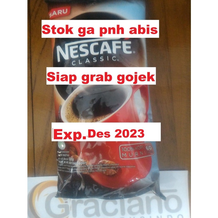 

(BISA COD) Promo Nescafe Classic Baru Kopi Hitam Rasa Original Nestle Premium
