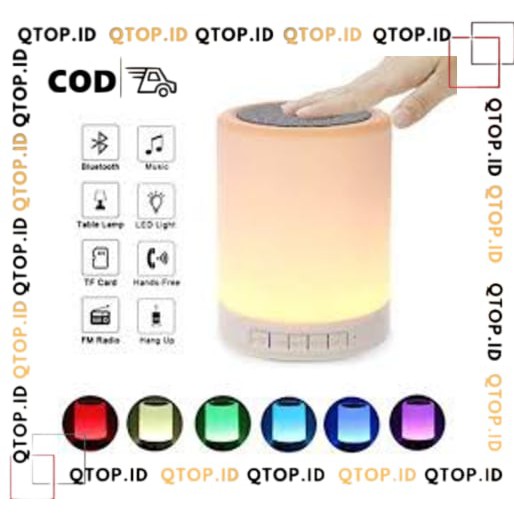 SPEAKER BLUETOOTH CL-671 LAMPU LED DISCO SMART TOUCH LAMP /LAMPU TIDUR [QTOP.ID]