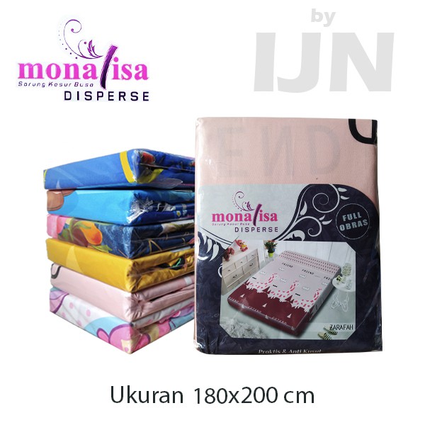 Sarung Busa Resleting | Sprei Sarung Busa Resleting 180x200x15 Tebal (MonalisaBusa180)