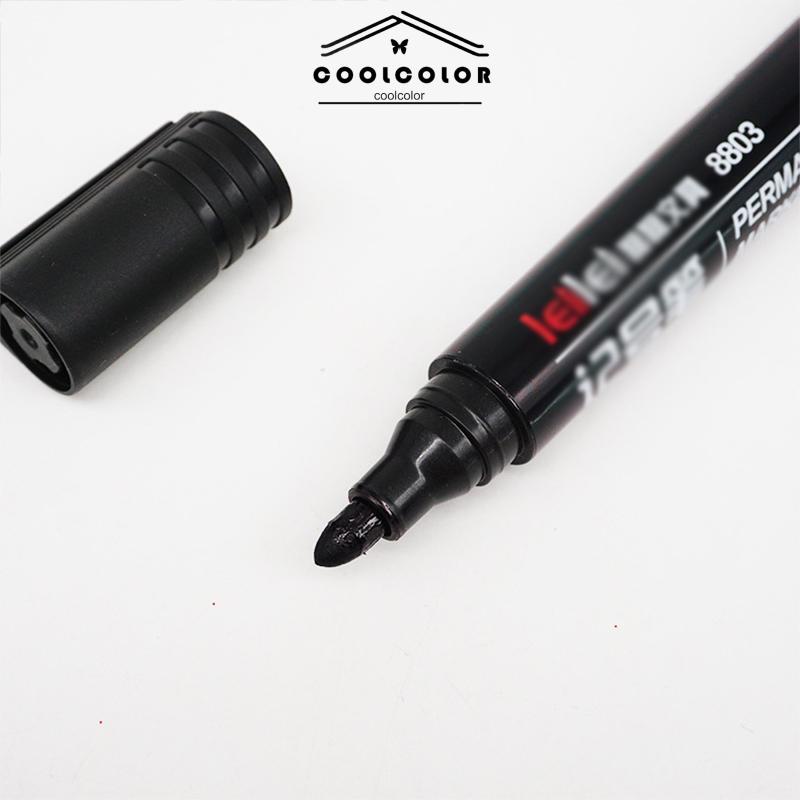 COD❤️Permanent Marker Spidol Permanen Round Tip Joyko Refillable- cl