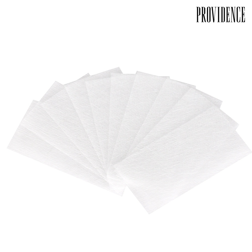 Providence 10Pcs No Paper Holder Quick Nail Art Extension Fiberglass Fiber Film Builder