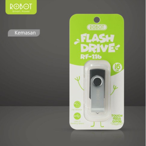 Flashdisk USB 8GB 16GB 32GB High Speed Original ROBOT - Garansi Resmi 1 Tahun