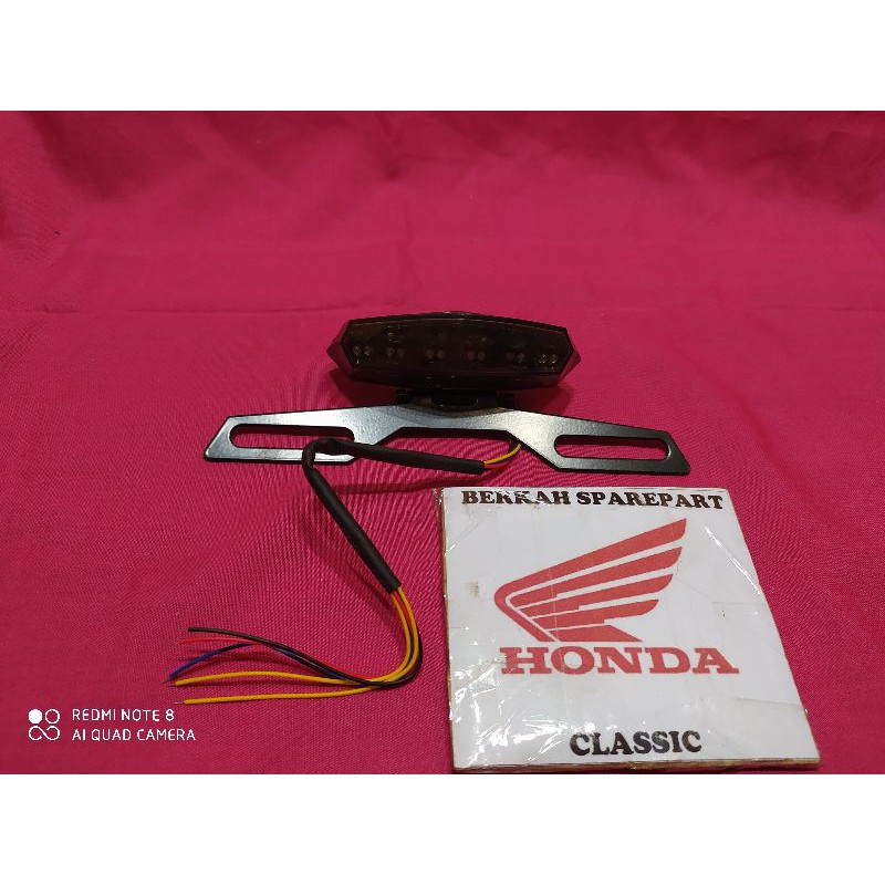 lampu stopan variasi stoplamp variasi RX-King Vixion KLX crf plus lampu sein