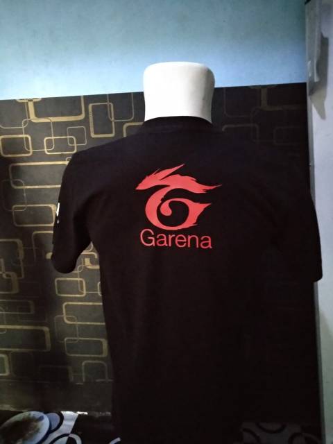 Paket kaos dan topi FREE FIRE sablon dua sisi full sablon combed 30s kaos standart distro