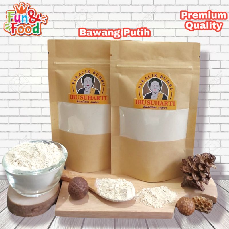 

Ibu Suharti - Rempah Bawang Putih Bubuk Murni Bumbu Dapur Bawang Putih Bubuk Pure Garlic Powder Kualitas Premium
