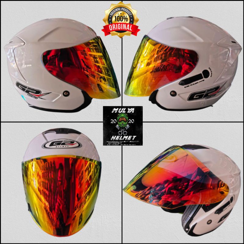 HELM G2 OPTIMAX SOLID WHITE KACA IRIDIUM NORISK