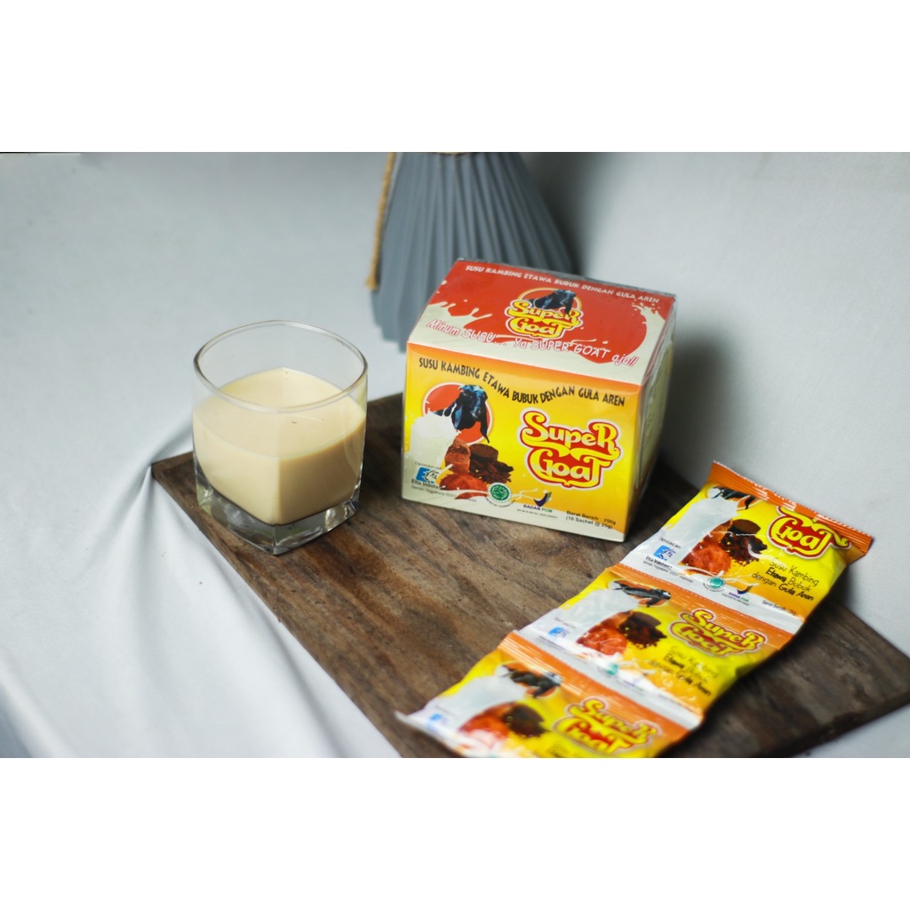 

Susu Kambing Etawa Bubuk dengan Gula Aren SUPER GOAT