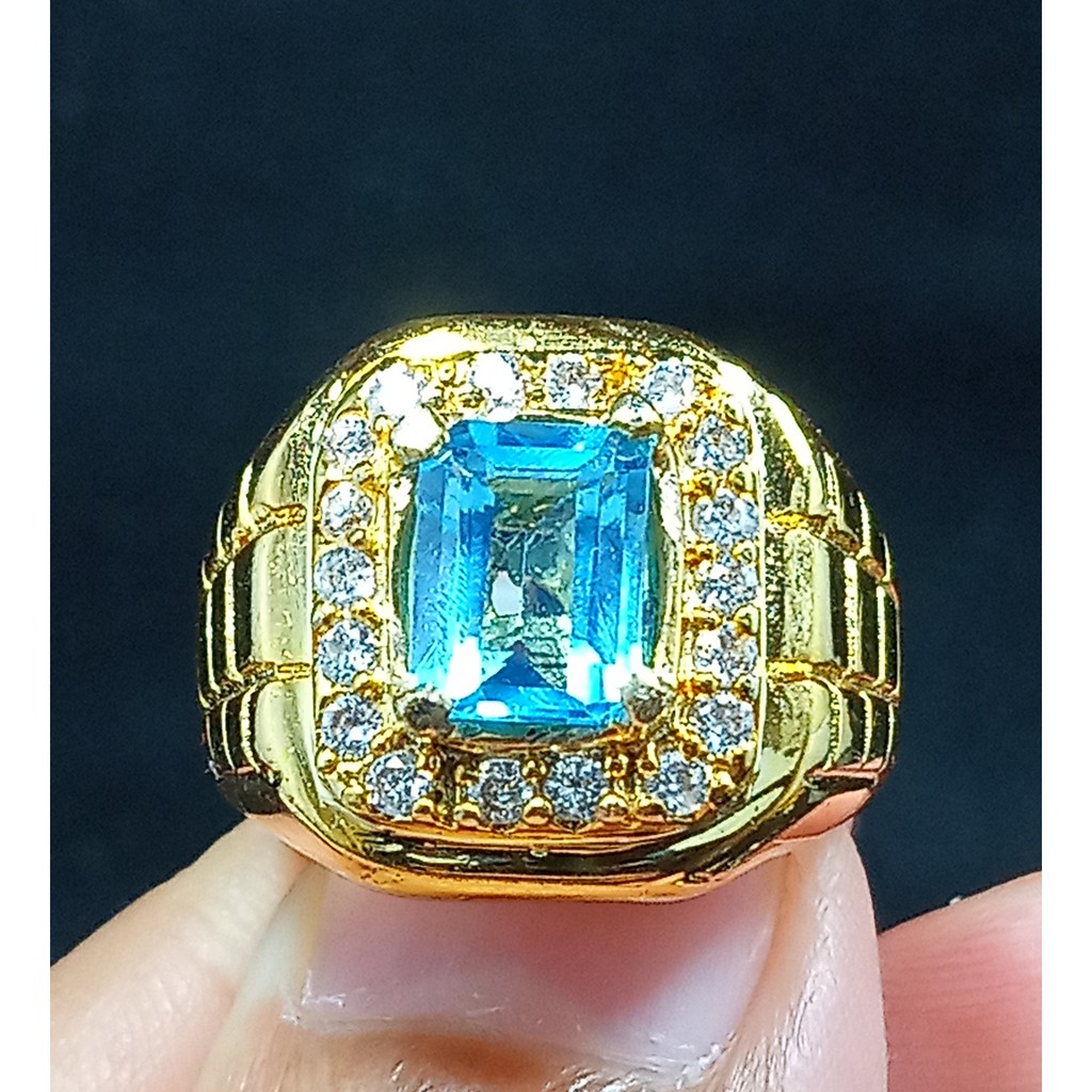 BATU NATURAL BLUE TOPAS SWISS