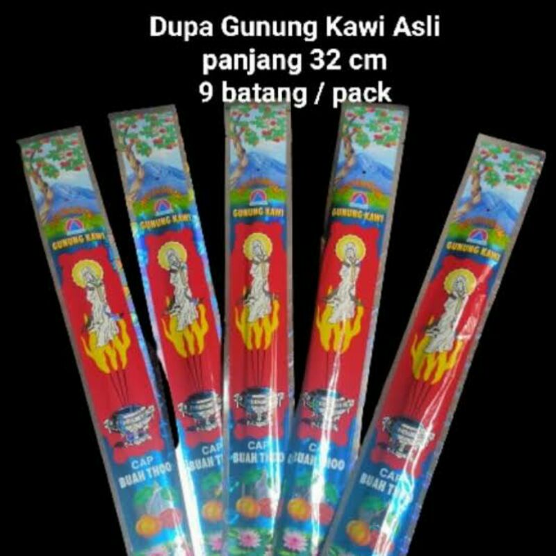 hio dupa wangi gunung kawi cap buah thoo 5 bungkus