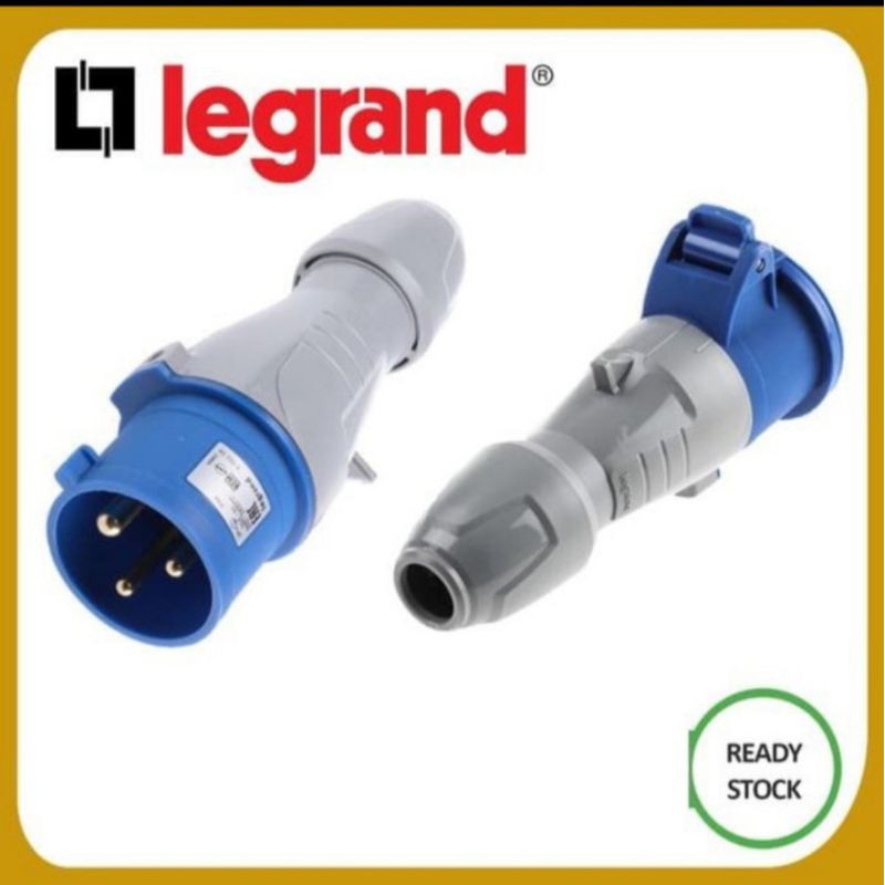 Soket industri legrand / stop kontak industri / plug industri 3pin 32a