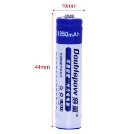 BEST QUALITY 4PCS BATU BATRE BATERAI CAS ALKALINE RECHARGEABLE AAA 1250MAH + KOTAK