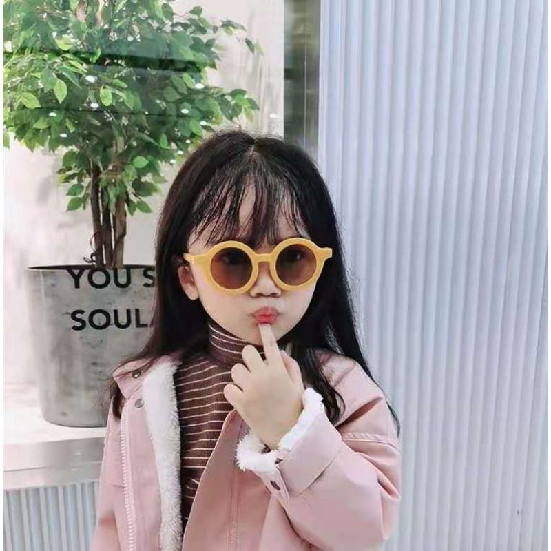 Kacamata Anak New Trend/Fashion Anak Terbaru Bulat Unisex kacamata kacamata UV