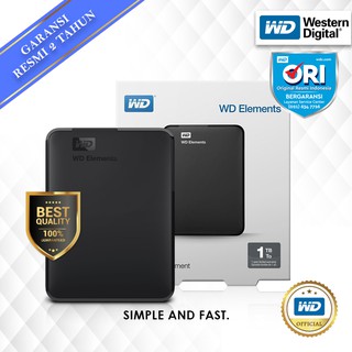 WD Elements 1TB - HDD / HD / Hardisk / Harddisk External 2.5”