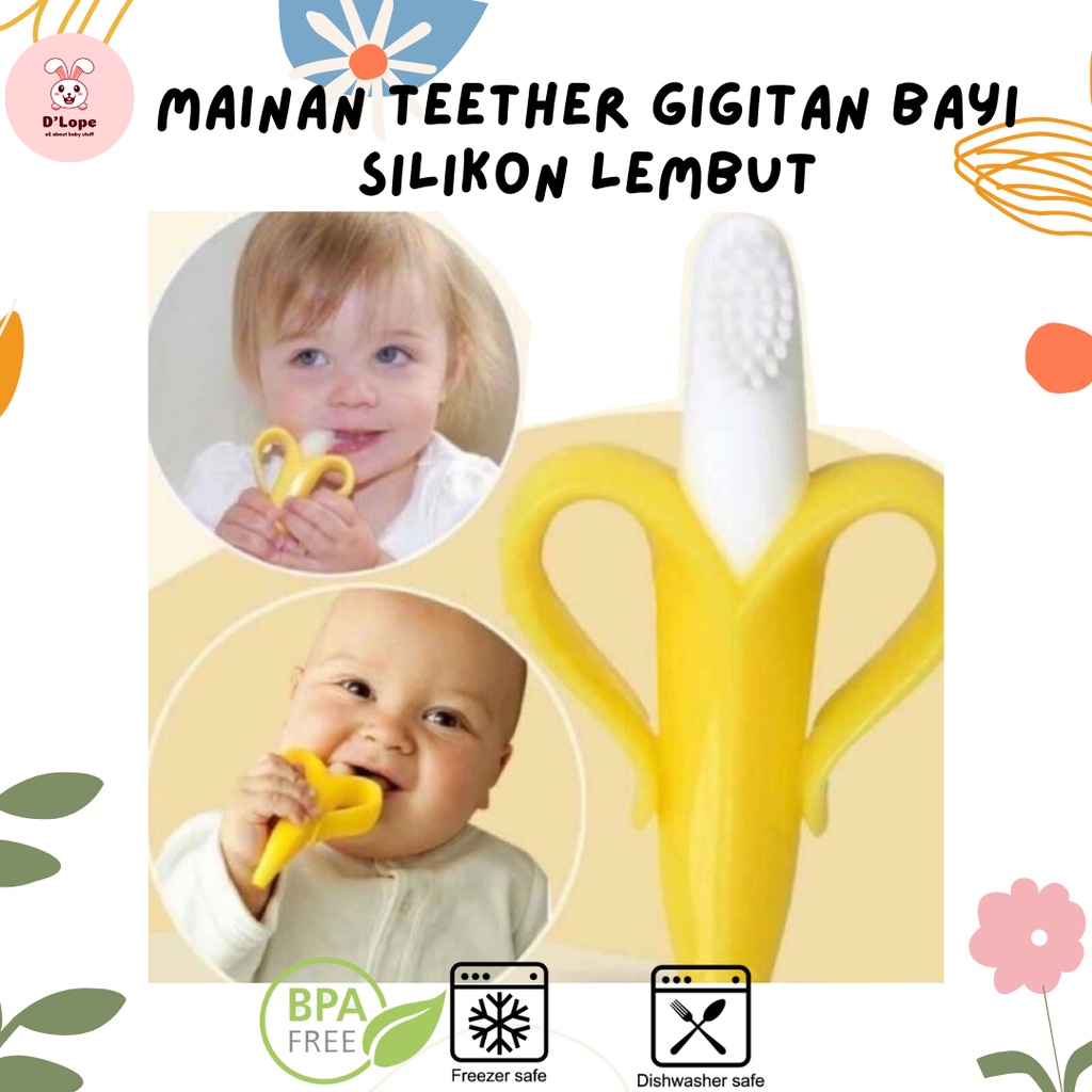 THEETER GIGITAN BAYI/MAINAN GIGITAN BAYI SILIKON LEMBUT