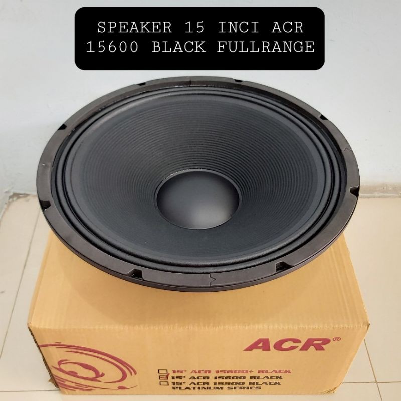 Speaker 15 Inci ACR BLACK 15600 FullRange 500 Watt