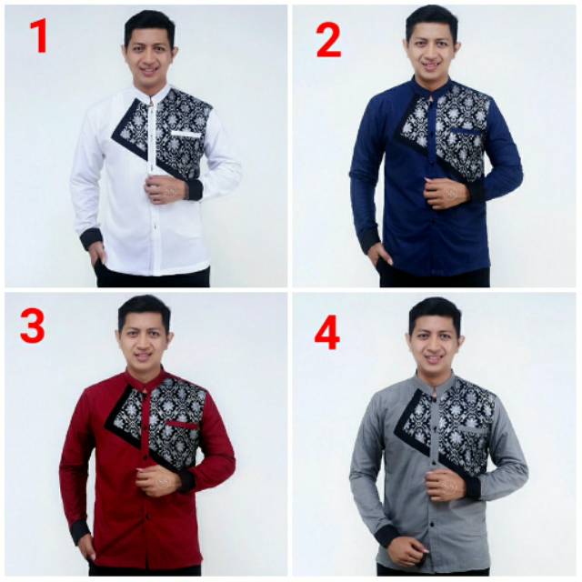 Koko syubbanul muslimin Koko azzahir Koko baju batik alkhalis