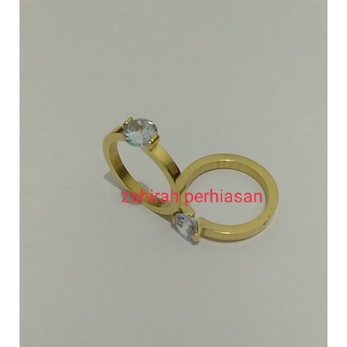 CINCIN WANITA COIN MATA SATU ANTI LUNTUR 880