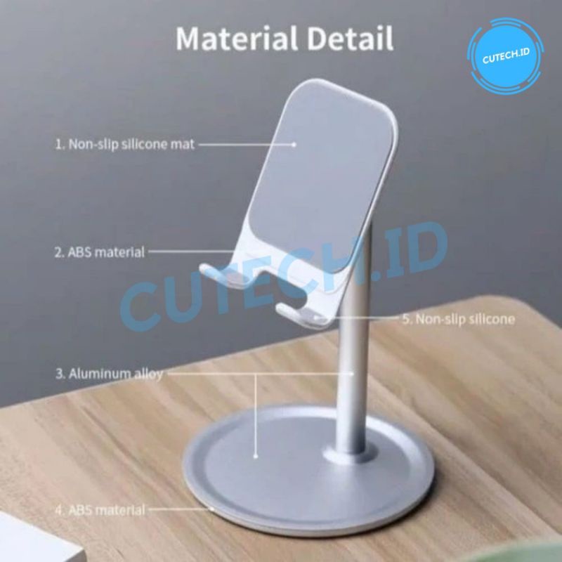 PHONE HOLDER ADJUSTABLE LIFTABLE MULTI ANGLE DESKTOP SUPPORT