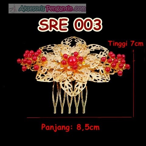 [SIAP KIRIM] SIRKAM RAMBUT HAIRPIECE MINI ASESORIS PESTA PERNIKAHAN SRE003