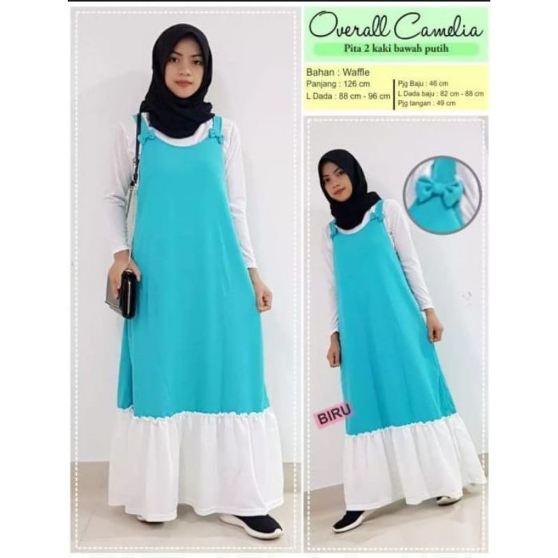 Camelia overall pakaian wanita fashion remaja