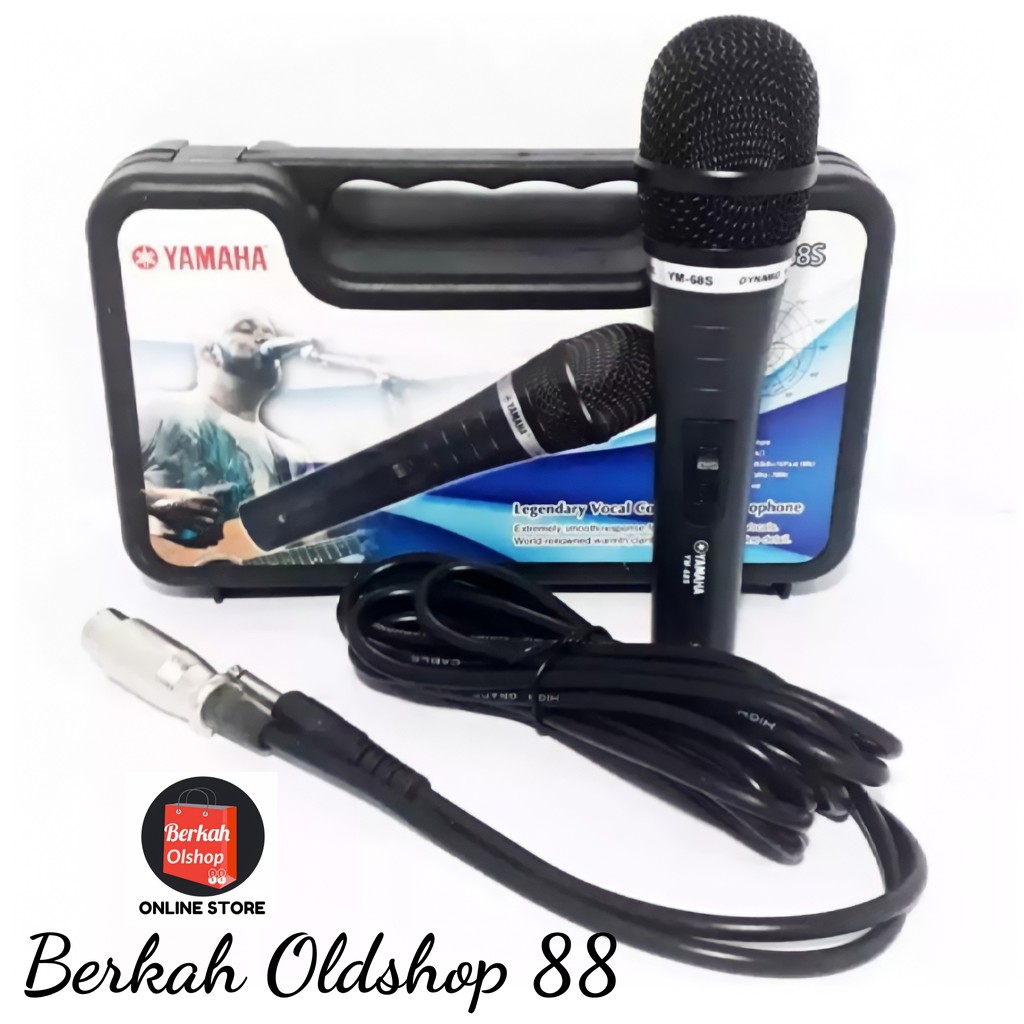 MIC YAMAHA KABEL 68S MICROPHONE YAMAHA 68 S MIK YAMAHA YM-68S