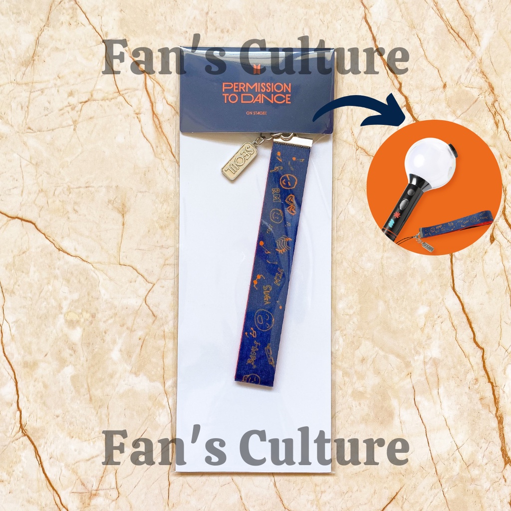 [READY STOCK] BTS: PTD Permission to Dance Merch (MD) - Official Lightstick (LS) Army Bomb Strap