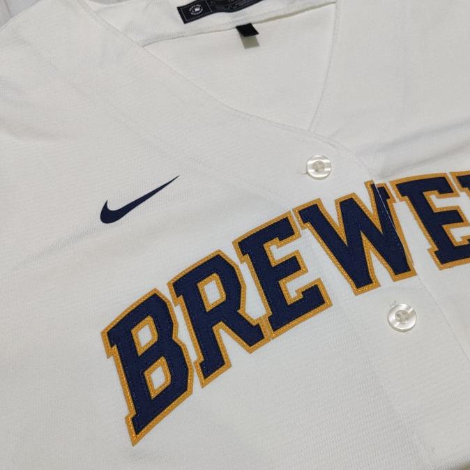 jersey mlb baseball original nike milwaukee brewers women